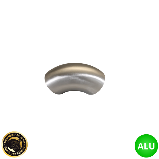 2" (51mm) Aluminium 90° Elbow - 1.2D Radius - 1.42mm Wall