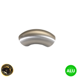 2.25" (57mm) Aluminium 90° Elbow - 1.2D Radius - 1.42mm Wall