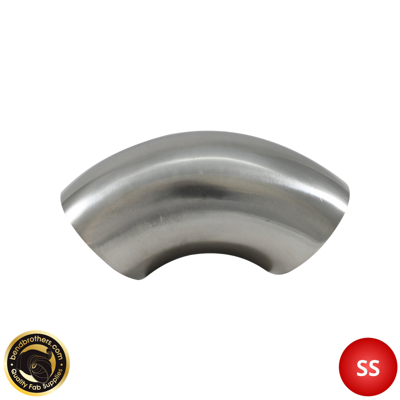 Load image into Gallery viewer, 2.5&quot; (63mm) 304 Stainless Steel 90° Elbow - 1.2D Radius - 1.6mm Wall
