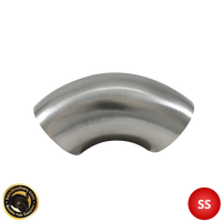 2.75" (70mm) 304 Stainless Steel 90° Elbow - 1.2D Radius - 1.6mm Wall