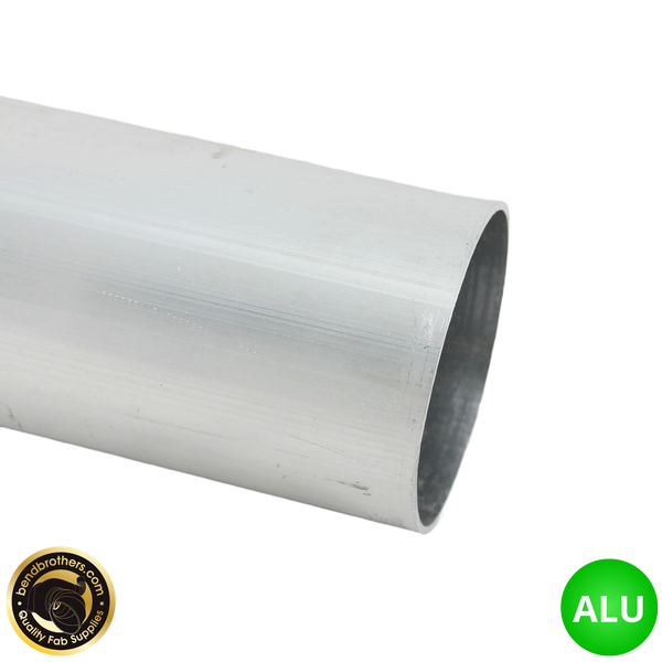 2.5" (63.5mm) Aluminium Straight Tube | 1 Meter Length - 1.65mm Wall Thickness