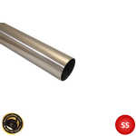 3" (76mm) 304 Stainless Steel Tube - 1 Meter Length - 1.6mm Wall