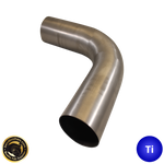 3.5" (89mm) Titanium 90° Mandrel Bend 150mm Leg - 1.5D Radius - 1.2mm wall