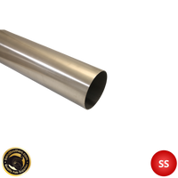 4.5" (114mm) 304 Stainless Steel Tube - 1 Meter Length - 1.8mm Wall