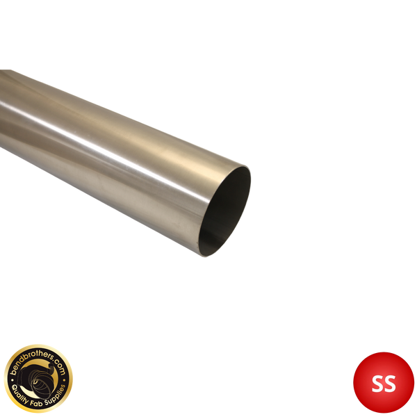 4.5" (114mm) 304 Stainless Steel Tube - 1 Meter Length - 1.8mm Wall