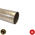 5" (127mm) 304 Stainless Steel Tube - 1 Meter Length - 1.6mm Wall