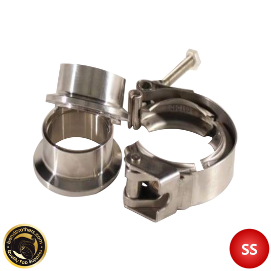 4.5" (114mm) V Band Clamp Kit - 304 Stainless Steel